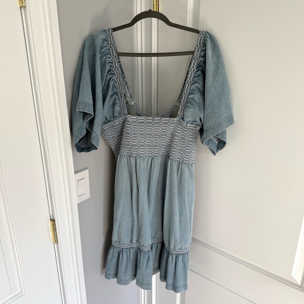 Free People Easy to Love Denim Dress